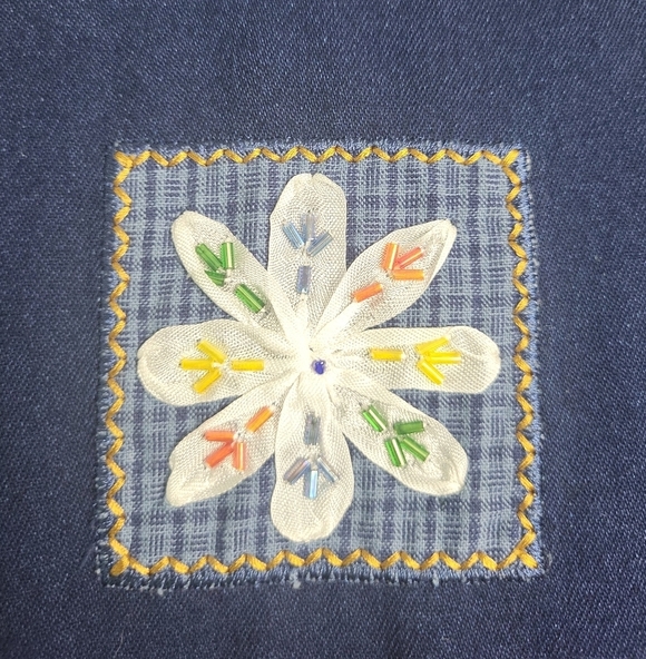 Vintage Koret City Blues Embroidered Patchwork Jacket - Picture 6 of 7